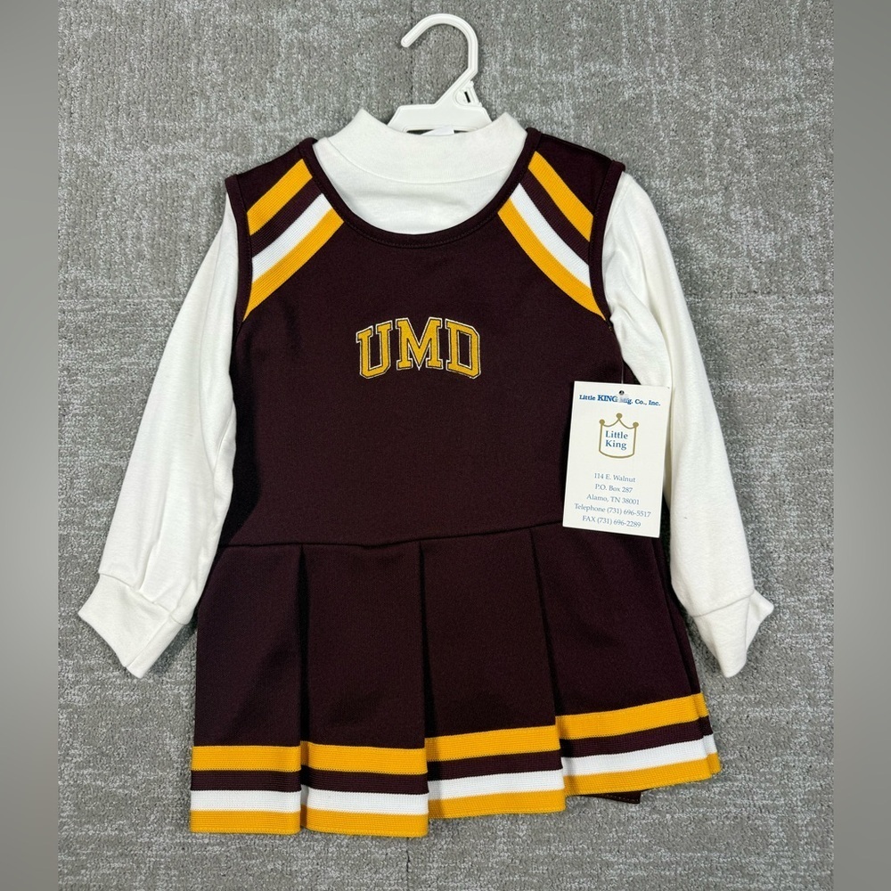 Little King Vintage NWT UMD University of Minnesota Duluth Girl Dress Size 4